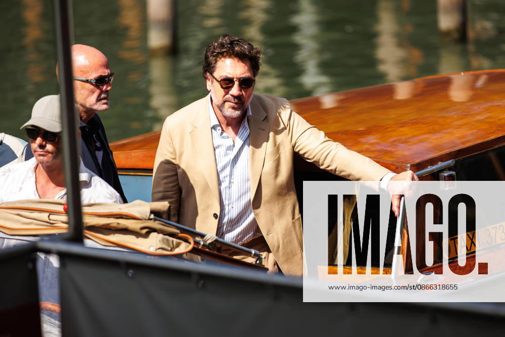 Spanish actor Javier Bardem arrives at the Darsena Excelsior ahead of the presentation of Bunker during the 83rd Venice International Film Festival. Venice Italy - ZUMAs197 20260908_aaa_s197_022
