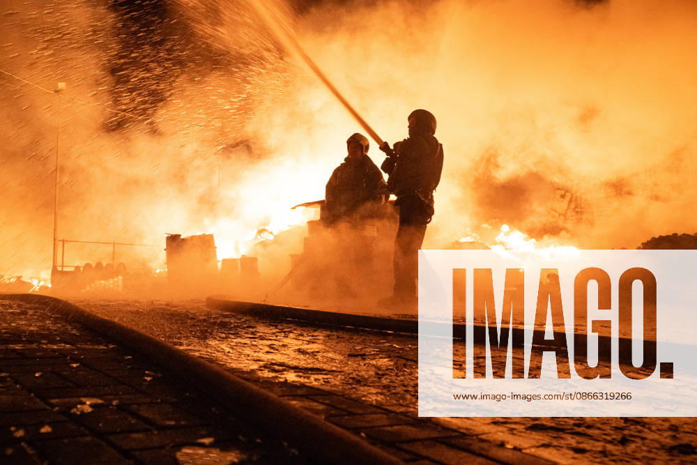 State Emergency Service rescue workers extinguish a fire at a warehouse in the Holosiivskyi district caused by a Russian attack, Kyiv, Ukraine, September 8, 2026. On Tuesday night, September 8, Russian forces launched another massive strike on the Ukrainian capital with ballistic and cruise missiles, as well as jet UAVs. The attack caused significant damage to civilian infrastructure, residential areas, and business facilities. Three people were killed, and 19 were injured. (Photo by Danylo Antoniuk Ukrinform) Destruction and fires reported across Kyiv districts after Russian attack
