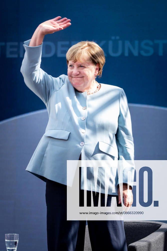 Digital X 2026: Dr. Angela Merkel, former German Chancellor, waving at the end of her talk on the Harbour Stage at Digital X 2026 amid thunderous applause. DIGITAL X is Europe’s leadi