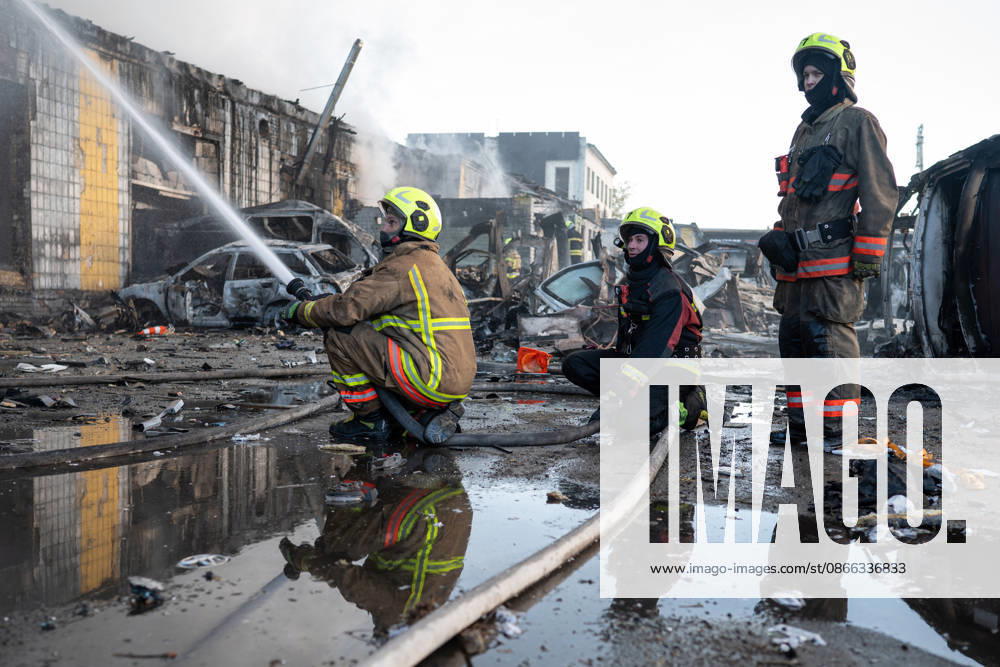 Destruction and fires reported across Kyiv districts after Russian attack State Emergency Service rescue workers extinguish a fire in the Podilskyi district of Kyiv, Ukraine, on September 8, 2026. On Tuesday night, September 8, Russian forces launched a massive strike on the Ukrainian capital with ballistic and cruise missiles, as well as jet UAVs. The attack caused significant damage to civilian infrastructure, residential areas, and business facilities. Three people were killed, and 19 were injured. Kyiv Ukraine