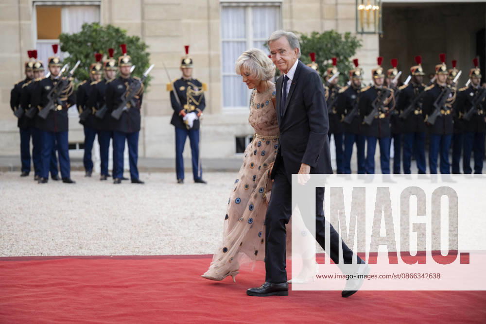 French State dinner for South Korea s President - Paris French-Canadian pianist Helene Mercier-Arnault and LVMH chairman and CEO Bernard Arnault arrive for a State dinner organised by France s President Emmanuel Macron for South Korea s President Lee Jae Myung at the Elysee Presidential Palace, in Paris on September 8, 2026.Photo by Eliot Blondet ABACAPRESS.COM Paris France France