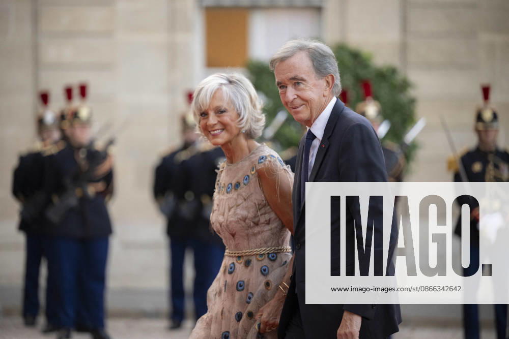 French State dinner for South Korea s President - Paris French-Canadian pianist Helene Mercier-Arnault and LVMH chairman and CEO Bernard Arnault arrive for a State dinner organised by France s President Emmanuel Macron for South Korea s President Lee Jae Myung at the Elysee Presidential Palace, in Paris on September 8, 2026.Photo by Eliot Blondet ABACAPRESS.COM Paris France France