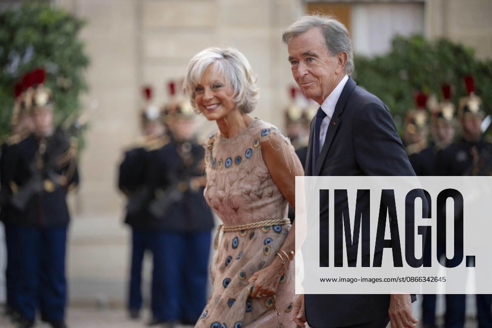 French State dinner for South Korea s President - Paris French-Canadian pianist Helene Mercier-Arnault and LVMH chairman and CEO Bernard Arnault arrive for a State dinner organised by France s President Emmanuel Macron for South Korea s President Lee Jae Myung at the Elysee Presidential Palace, in Paris on September 8, 2026.Photo by Eliot Blondet ABACAPRESS.COM Paris France France