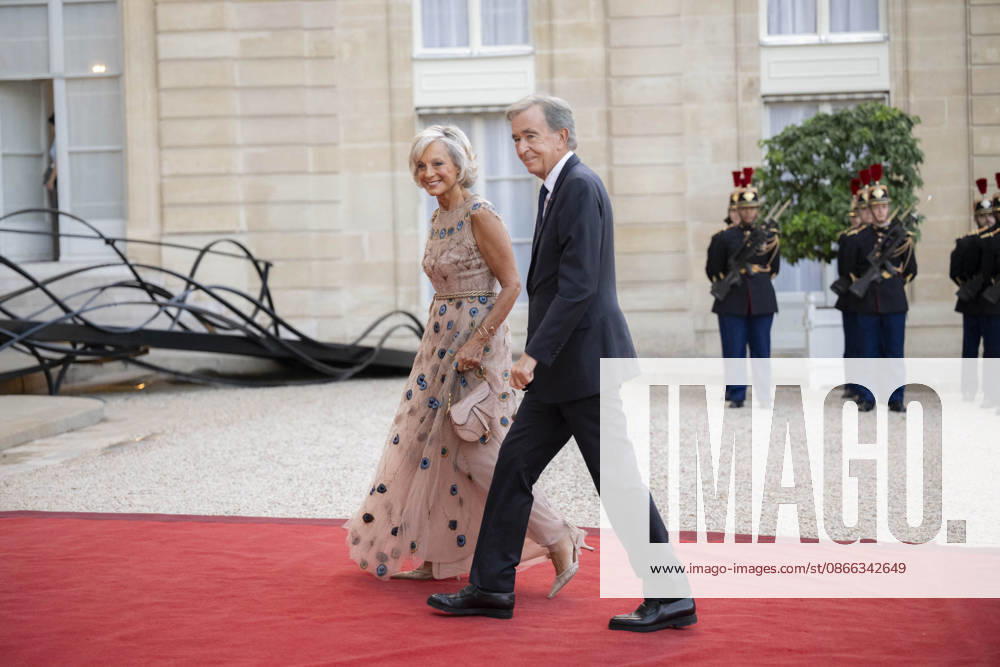 French State dinner for South Korea s President - Paris French-Canadian pianist Helene Mercier-Arnault and LVMH chairman and CEO Bernard Arnault arrive for a State dinner organised by France s President Emmanuel Macron for South Korea s President Lee Jae Myung at the Elysee Presidential Palace, in Paris on September 8, 2026.Photo by Eliot Blondet ABACAPRESS.COM Paris France France