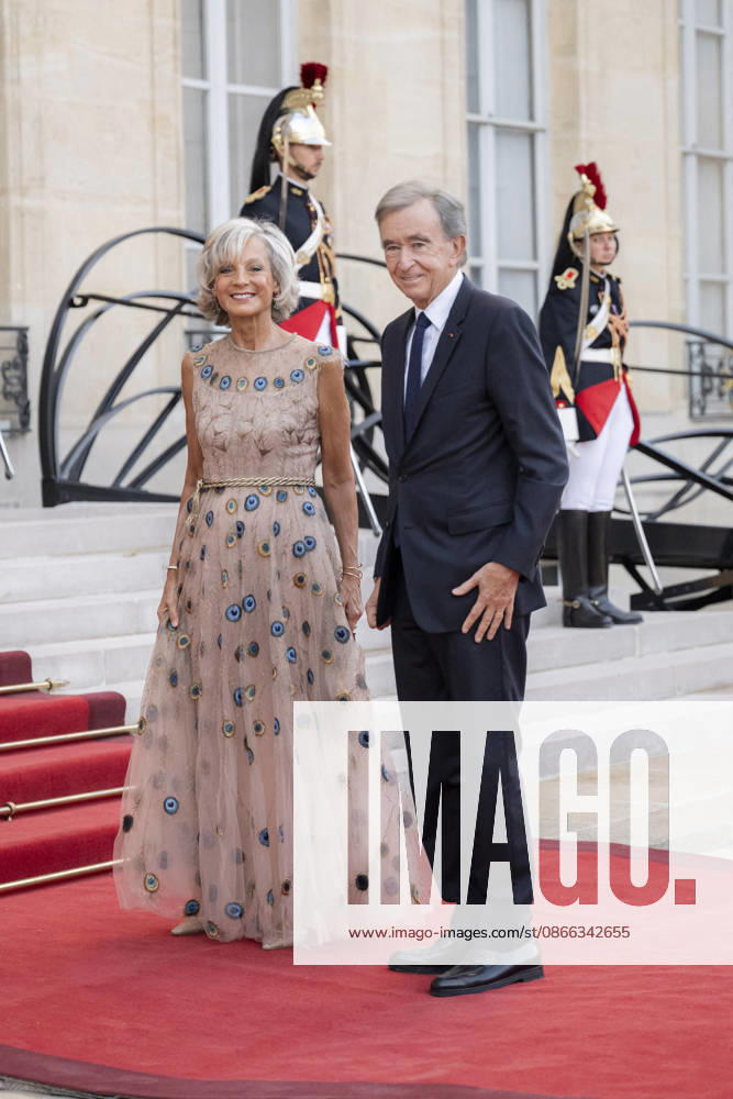 French State dinner for South Korea s President - Paris French-Canadian pianist Helene Mercier-Arnault and LVMH chairman and CEO Bernard Arnault arrive for a State dinner organised by France s President Emmanuel Macron for South Korea s President Lee Jae Myung at the Elysee Presidential Palace, in Paris on September 8, 2026.Photo by Eliot Blondet ABACAPRESS.COM Paris France France