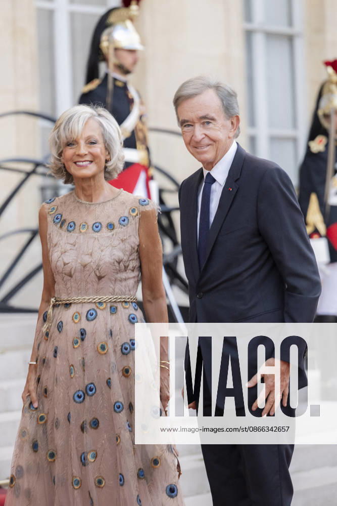 French State dinner for South Korea s President - Paris French-Canadian pianist Helene Mercier-Arnault and LVMH chairman and CEO Bernard Arnault arrive for a State dinner organised by France s President Emmanuel Macron for South Korea s President Lee Jae Myung at the Elysee Presidential Palace, in Paris on September 8, 2026.Photo by Eliot Blondet ABACAPRESS.COM Paris France France
