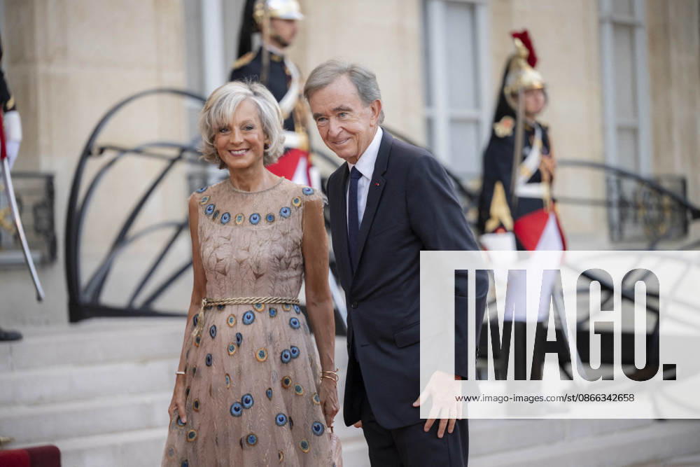 French State dinner for South Korea s President - Paris French-Canadian pianist Helene Mercier-Arnault and LVMH chairman and CEO Bernard Arnault arrive for a State dinner organised by France s President Emmanuel Macron for South Korea s President Lee Jae Myung at the Elysee Presidential Palace, in Paris on September 8, 2026.Photo by Eliot Blondet ABACAPRESS.COM Paris France France
