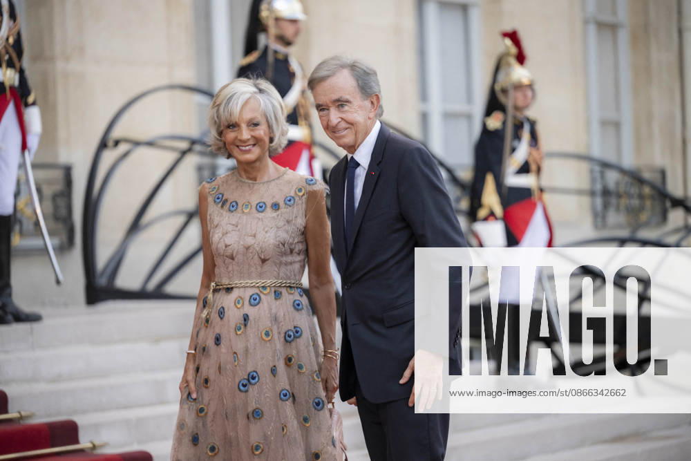 French State dinner for South Korea s President - Paris French-Canadian pianist Helene Mercier-Arnault and LVMH chairman and CEO Bernard Arnault arrive for a State dinner organised by France s President Emmanuel Macron for South Korea s President Lee Jae Myung at the Elysee Presidential Palace, in Paris on September 8, 2026.Photo by Eliot Blondet ABACAPRESS.COM Paris France France