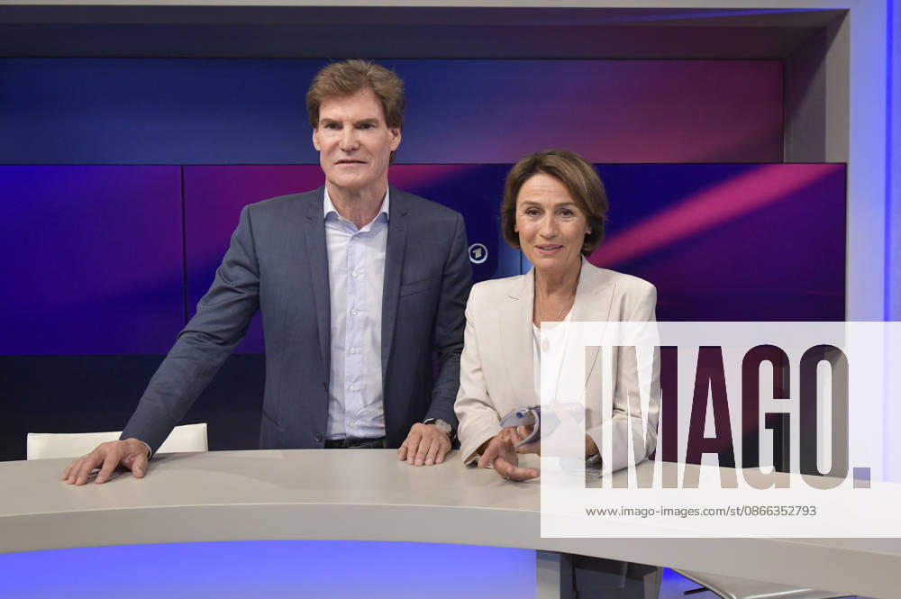 Carsten Maschmeyer and Sandra Maischberger on the ARD talk show *maischberger* at the studio in Berlin-Adlershof, Berlin, September 8, 2026 Foto:xM.xBehrensx xFuturexImagex maischberger0809_6923