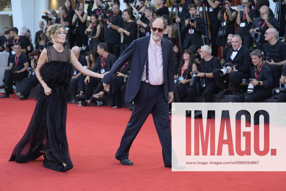 Noemi Brando (l) and Luca Guadagnino (r) attend the red carpet of movie Bunker during the 83rd Venice Film Festival at Palazzo del Cinema. Venice Lido Italy - ZUMAs197 20260908_aaa_s197_431