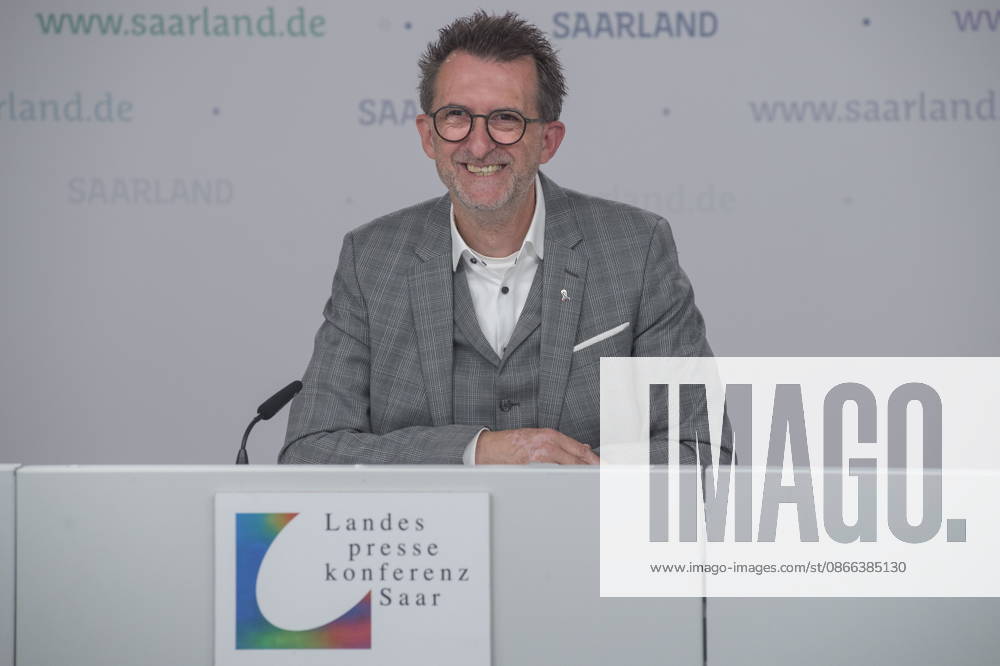 The state press conference on the police s new powers will take place on Tuesday, September 8, 2026, at the State Chancellery in Saarbrücken. Pictured: Interior Minister Reinhold Jost bub