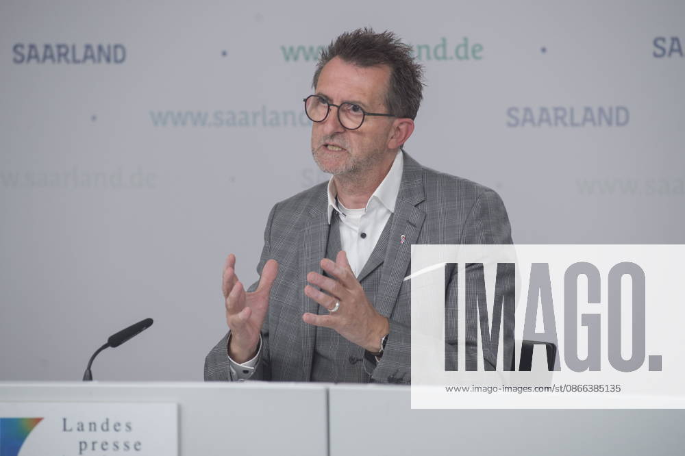 The state press conference on the police s new powers will take place on Tuesday, September 8, 2026, at the State Chancellery in Saarbrücken. Pictured: Interior Minister Reinhold Jost bub