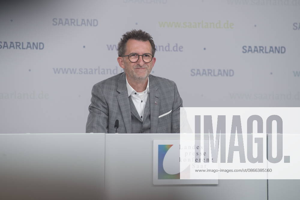 The state press conference on the police s new powers will take place on Tuesday, September 8, 2026, at the State Chancellery in Saarbrücken. Pictured: Interior Minister Reinhold Jost bub