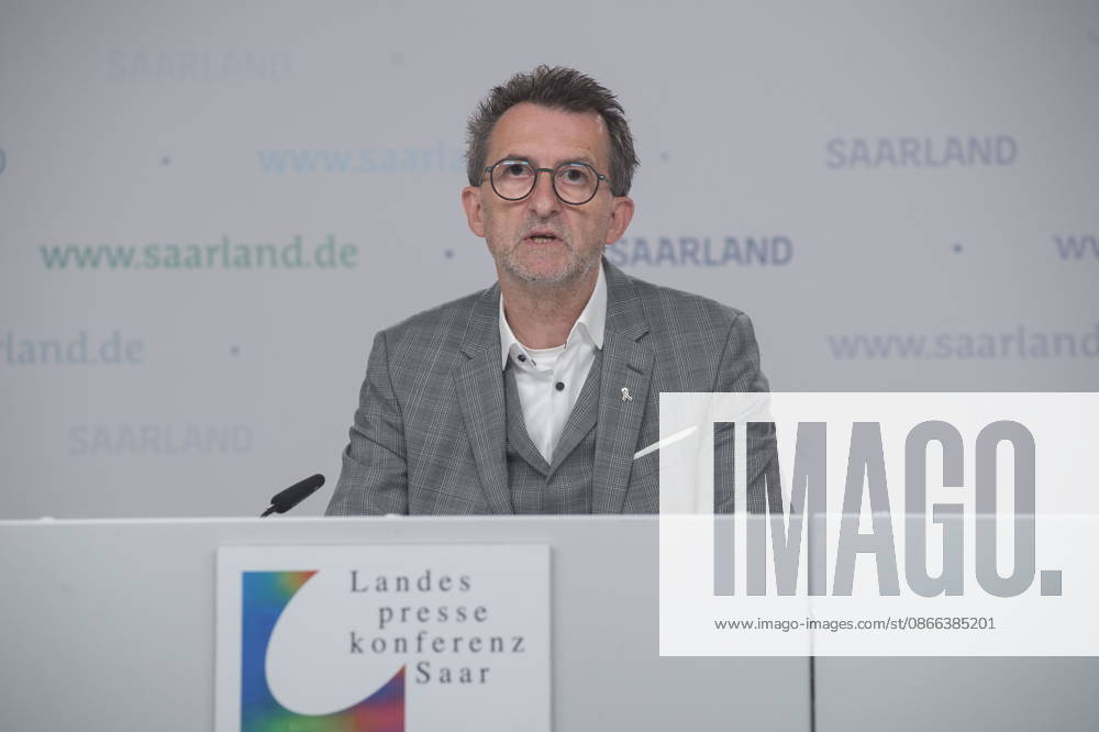 The state press conference on the police s new powers will take place on Tuesday, September 8, 2026, at the State Chancellery in Saarbrücken. Pictured: Interior Minister Reinhold Jost bub
