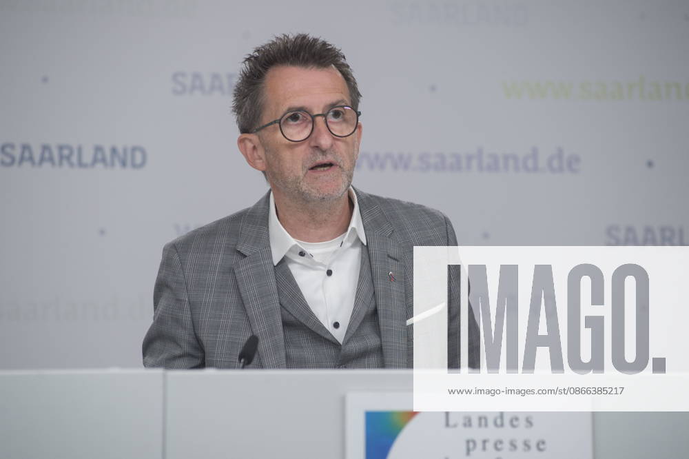 The state press conference on the police s new powers will take place on Tuesday, September 8, 2026, at the State Chancellery in Saarbrücken. Pictured: Interior Minister Reinhold Jost bub