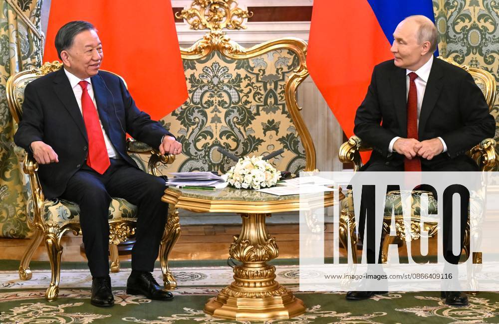 Russia Vietnam 9239425 09.09.2026 Vietnamese President To Lam and Russian President Vladimir Putin attend a narrow format meeting at the Kremlin in Moscow, Russia. Alexey Maishev Sputnik Moscow Russia