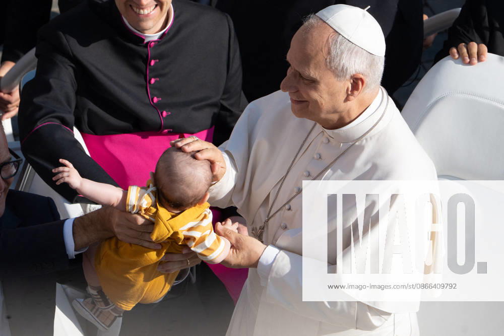 Pope Leo XIV At Weekly General Audience - Vatican City His Holiness Pope Leo XIV attends the weekly general audience at St Peter s Square in Vatican City, Vatican City on September 9, 2026. Photo by Andrea Bracaglia ABACAPRESS.COM Vatican Vatican City Vatican (or Holy See)