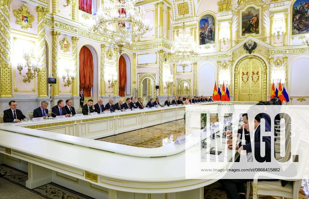 Russia Vietnam 9239544 09.09.2026 Russian President Vladimir Putin and Vietnamese President To Lam attend an expanded format meeting at the Kremlin in Moscow, Russia. Mikhail Metzel Sputnik Moscow Russia