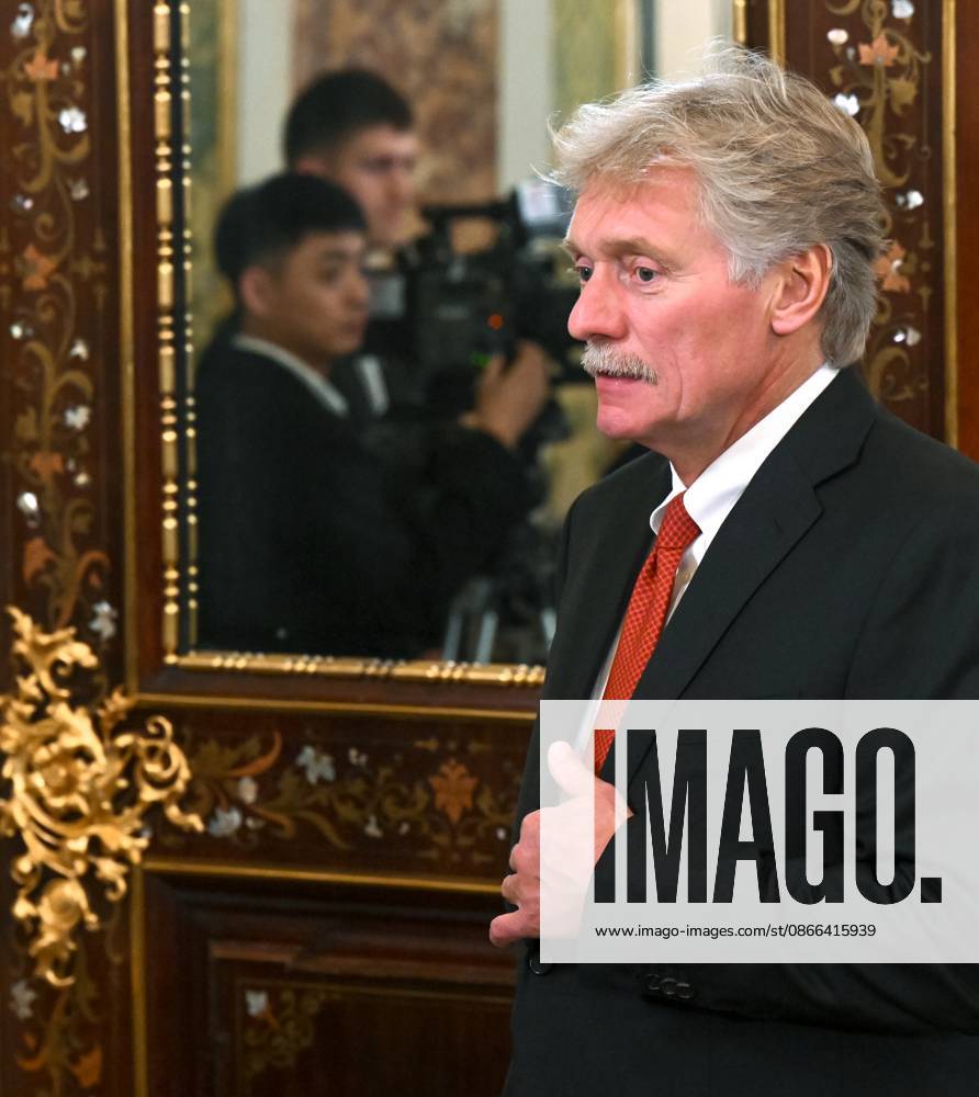 Russia Vietnam 9239472 09.09.2026 Kremlin spokesman Dmitry Peskov waits before a narrow format meeting between Russian President Vladimir Putin and Vietnamese President To Lam at the Kremlin in Moscow, Russia. Alexey Maishev Sputnik Moscow Russia