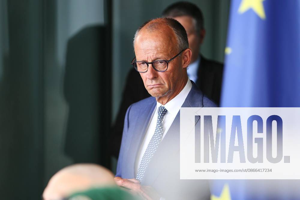 Berlin, Germany, September 9, 2026; Federal Chancellery: Reception for the President of the European Council at the Federal Chancellery; Federal Chancellor Friedrich Merz, CDU