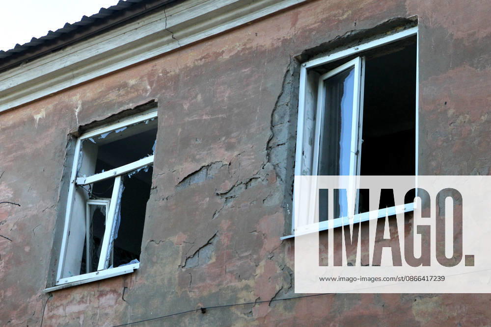 Aftermath of Russian drone attack in Dnipro Windows in an apartment block are shattered by a drone attack in Dnipro, Ukraine, on September 9, 2026. On Wednesday night, September 9, drones struck the eastern Ukrainian city. The attack caused fires at warehouses storing building materials and at a private house. Rescuers freed three people, including a 15-year-old boy, from the basement of the damaged home. A 51-year-old man and a 52-year-old woman were taken to hospital. Dnipro Ukraine