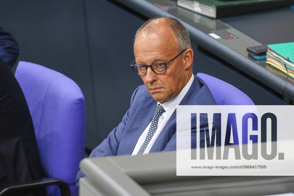 German Bundestag 92nd Session of the Bundestag Budget Week Friedrich Merz