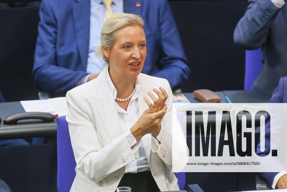German Bundestag 92nd Session of the Bundestag Budget Week Alice Weidel, AfD
