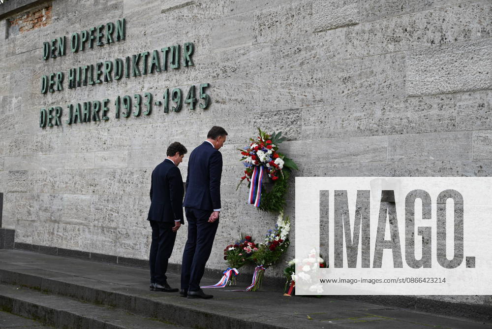Czech Ambassador to Germany Jiri Cistecky, left, and Member of the German Bundestag Stephan Mayer, right, at a memorial ceremony honoring Czechoslovak victims of the Nazi Plotzensee Prison in Berlin, Germany, on September 9, 2026. (CTKxPhoto JaromirxMrhal) CTKPhotoP2026090907746 CTKPhotoP2026090907746
