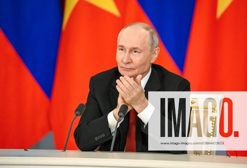 Russia Vietnam 9239607 09.09.2026 Russian President Vladimir Putin makes a statement to the press following a meeting with Vietnamese President To Lam at the Kremlin in Moscow, Russia. Alexey Maishev Sputnik Moscow Russia
