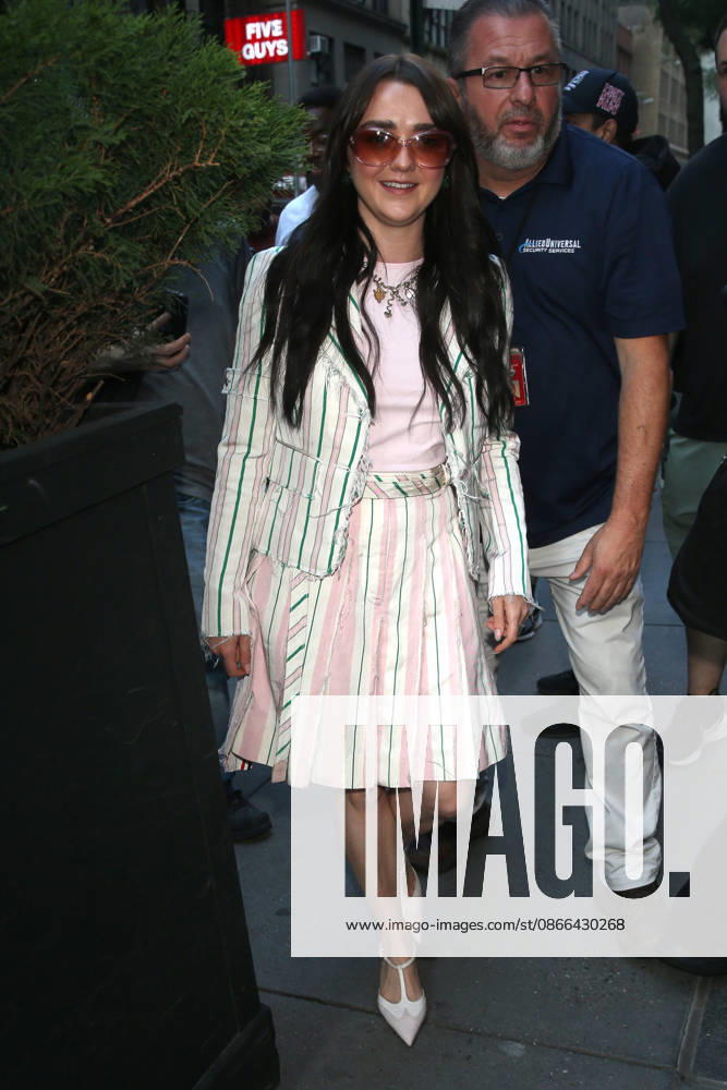 Maisie Williams arrives at the Today Show - ZUMAh16_ 20260909_zaf_h16_001