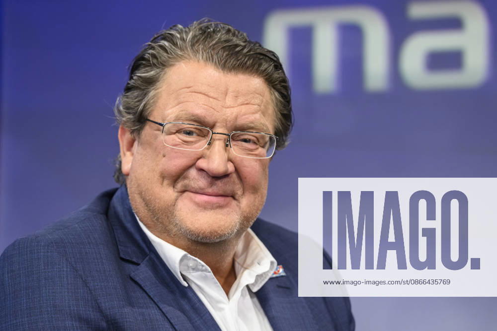 Pictured from left: Stephan Brandner, AfD member of the Legal Affairs Committee, GER, Berlin, studio, guest on Maischberger, political talk show, TV, program, with host Sandra Maischberger, Das Erste, from Adlershof Am Studio 20, September 9, 2026,