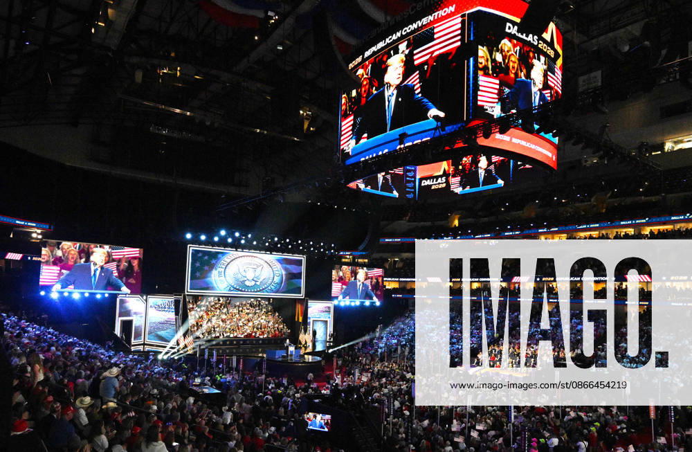 #2 President Donald Trump makes a keynote address during the first night of the Republican midterm convention at the American Airlines Center in Dallas, Texas, on Wednesday, September 9, 2026. The convention is taking place on Wednesday and Thursday of this week. DAL202609099935 BONNIExCASH