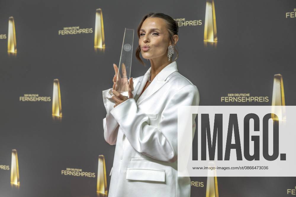 ABB TELEVISION AWARD: Laura Wontorra, television award winner and host, appears on the red carpet at the gala for the 2026 German Television Award ceremony at the Confex Center on September 9, 2026, in Cologne, North Rhine-Westphalia, Germany