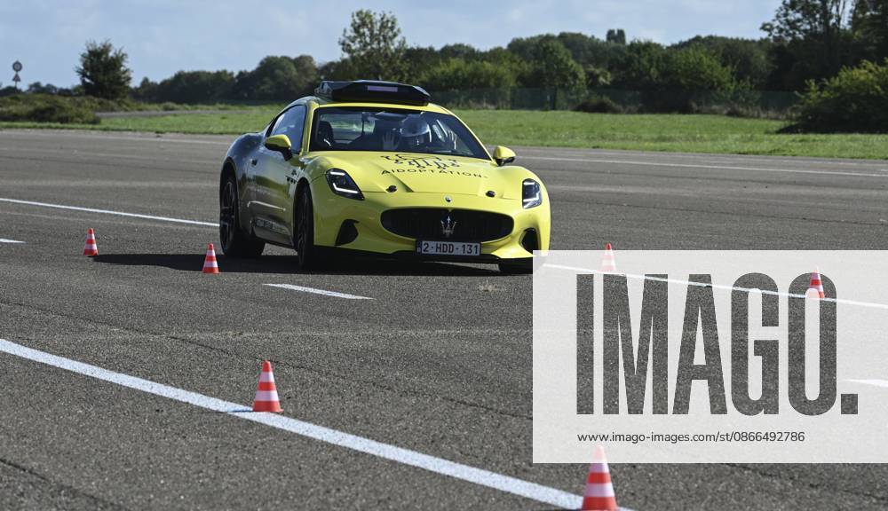 Self Driving System By Aidoptation SINT-TRUIDEN, BELGIUM - SEPTEMBER 10: Demonstration of the autonomous driving system developed by the Belgian high-tech company Aidoptation. Aidoptation has obtained authorization to test a fully autonomous Level 4 driving system on Belgian highways at speeds of up to 120 km h. Testing began on the E313 and E314, and the car has already traveled nearly 200 km on the highway. on September 10, 2026 in Sint-Truiden, Belgium, 10 09 2026 Sint-Truiden Belgium