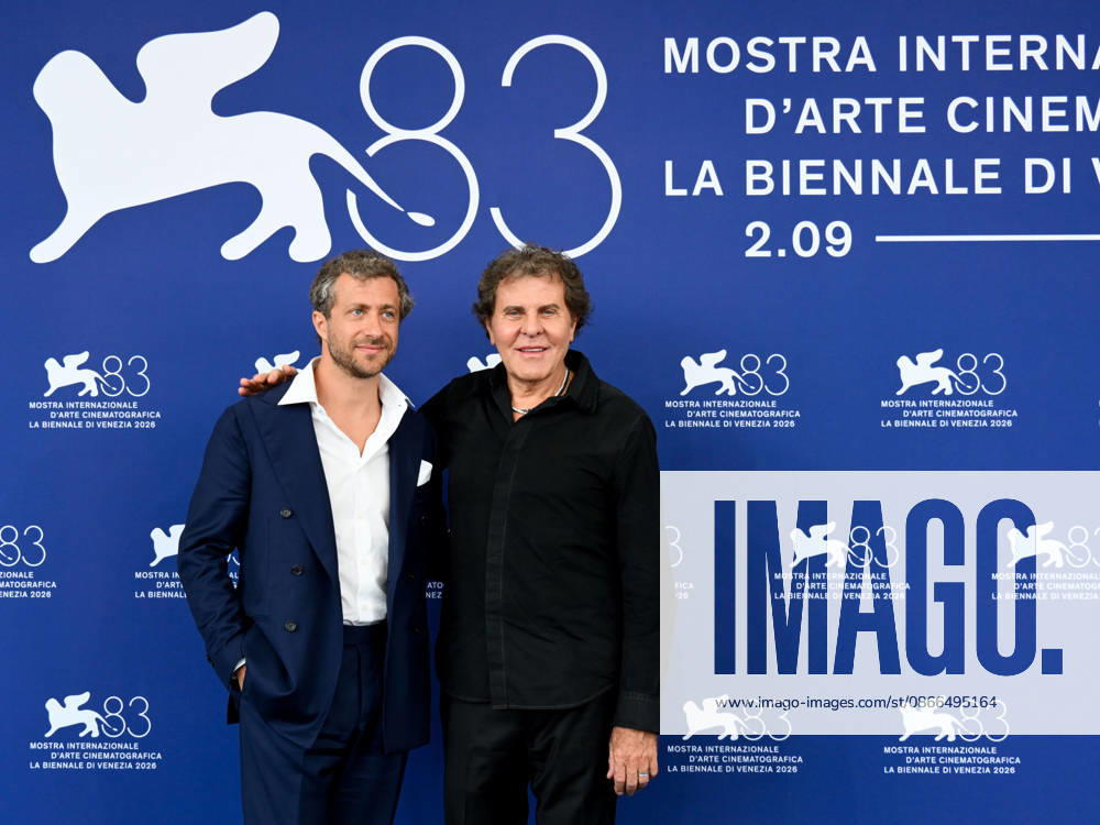 IPA88351663 - Venice, 83rd Venice International Film Festival 2026 - Day 9. Photocall for the film Be Brave.? Pictured: Francesco Carrozzini, Renzo Rosso