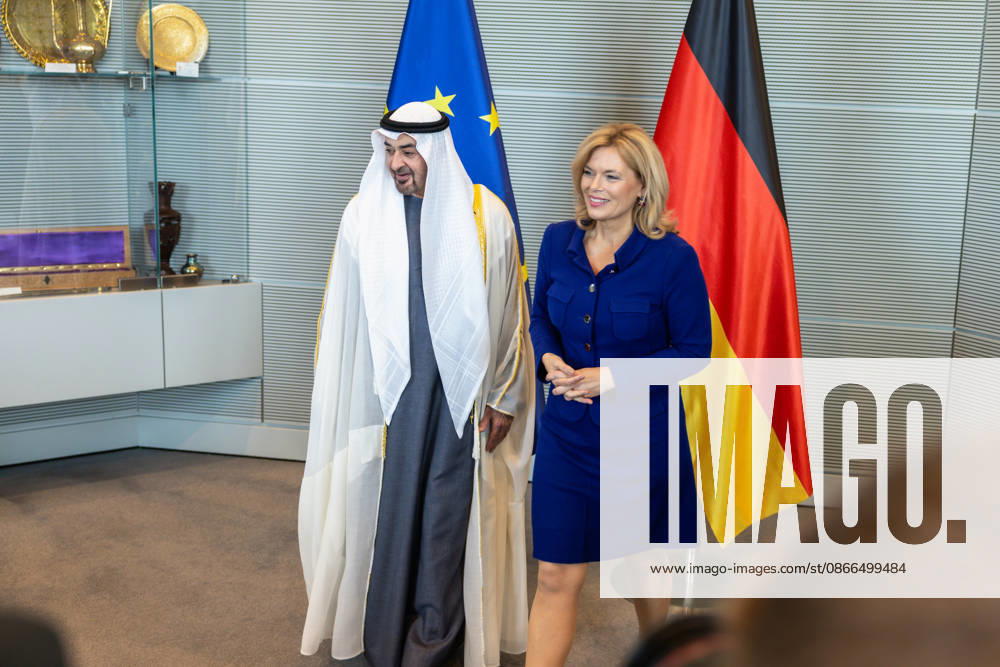 State visit by His Highness Sheikh Mohammed bin Zayed Al Nahyan, President of the United Arab Emirates, to the Federal Republic of Germany, Berlin, September 10, 2026 The President of the German Bundestag, Julia Klöckner, welcomes the President of the United Arab Emirates, Sheikh Mohammed bin Zayed Al Nahyan, to the German Bundestag in Berlin