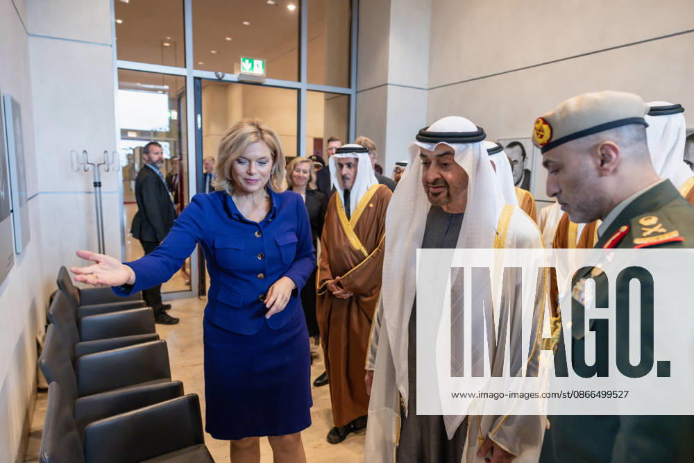 State visit by His Highness the President of the United Arab Emirates, Sheikh Mohammed bin Zayed Al Nahyan, to the Federal Republic of Germany, Berlin, September 10, 2026 The President of the German Bundestag, Julia Klöckner, welcomes the President of the United Arab Emirates, Sheikh Mohammed bin Zayed Al Nahyan, to the German Bundestag in Berlin