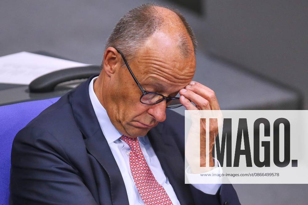 German Bundestag 93rd Session of the Bundestag Budget Week Chancellor Friedrich Merz, CDU