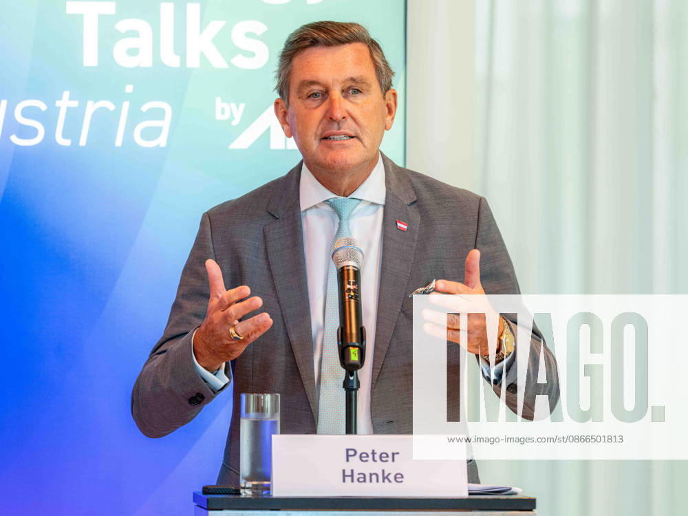 Press reception for the conference featuring Peter Hanke, SPÖ Federal Minister of Innovation, Mobility, and Infrastructure, on September 10, 2026, at the press reception for Technology Talks Austria 2026 at the Libelle MuseumsQuartier in Vienna, Vienna, Austria