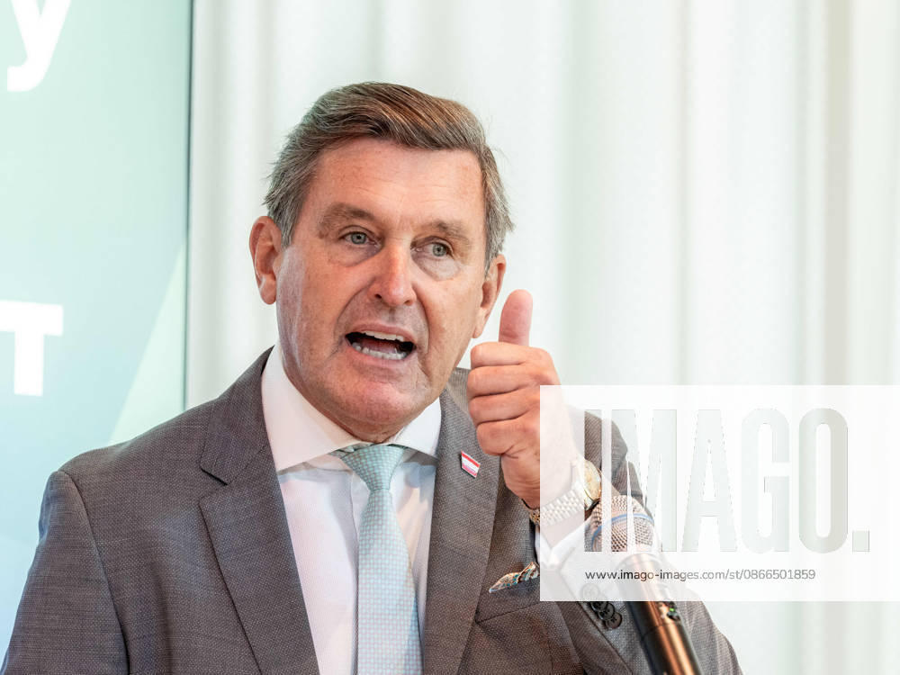 Press reception for the conference featuring Peter Hanke, SPÖ Federal Minister for Innovation, Mobility, and Infrastructure, on September 10, 2026, at the press reception for Technology Talks Austria 2026 at the Libelle MuseumsQuartier in Vienna, Vienna, Austria