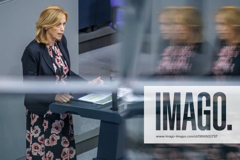 Bundestag: Karin Prien (CDU), Federal Minister for Family Affairs, in the German Bundestag on September 10, 2026, in Berlin, Berlin, Germany, Bundestag