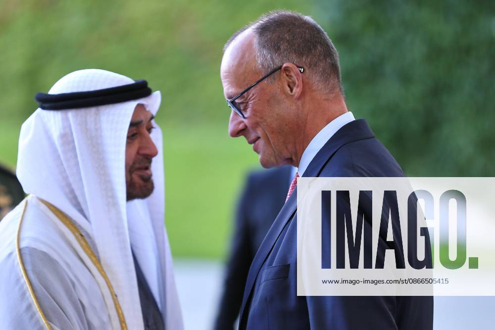 German Bundestag State Visit by His Highness Muhammad bin Zayid Al Nahyan, President of the United Arab Emirates, and Friedrich Merz