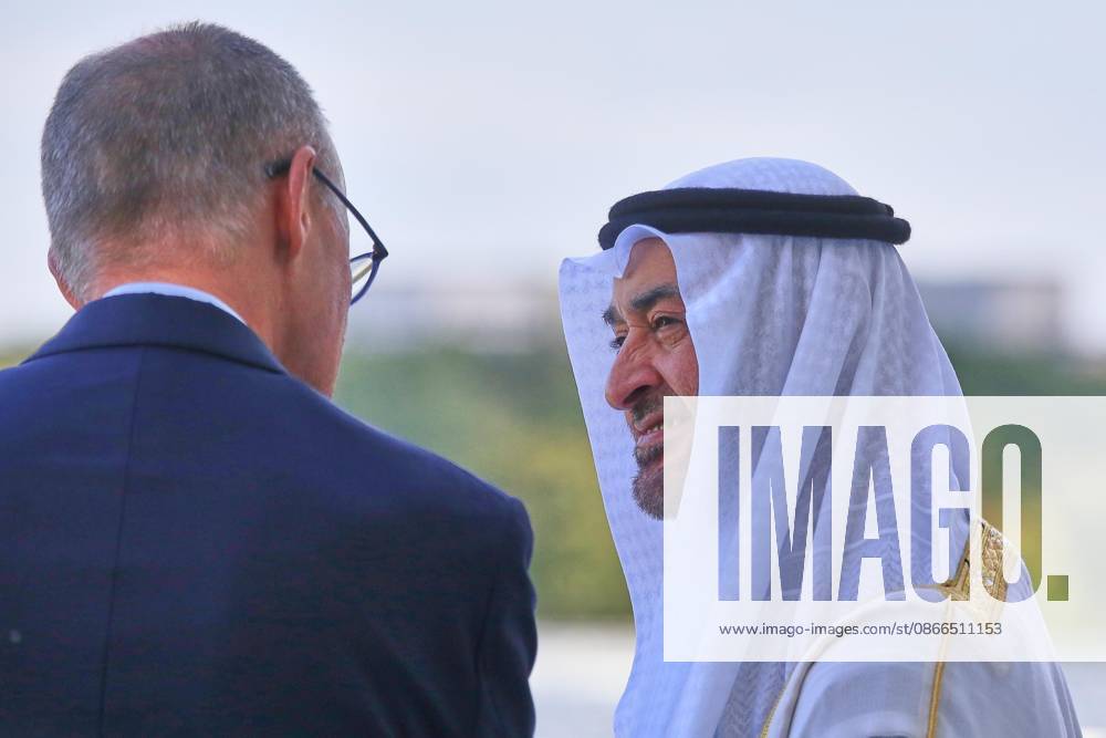 Berlin, Germany, September 10, 2026, Federal Chancellery: State Visit by His Excellency the President of the United Arab Emirates, Friedrich Merz, and Muhammad bin Zayid Al Nahyan