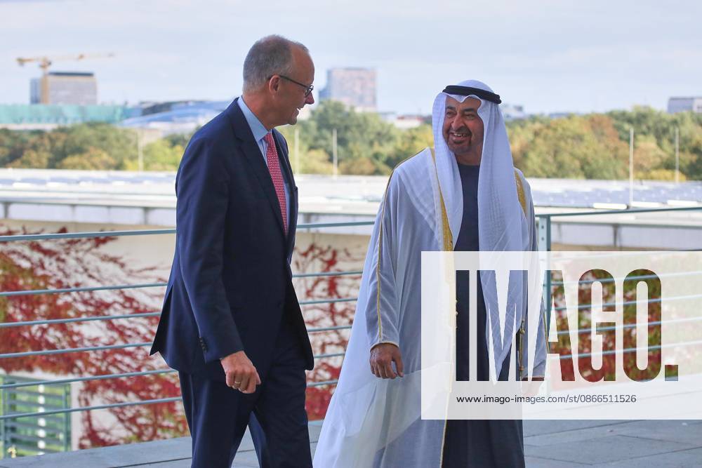 Berlin, Germany, September 10, 2026; Federal Chancellery; State Visit: His Excellency Friedrich Merz and Muhammad bin Zayid Al Nahyan, President of the United Arab Emirates