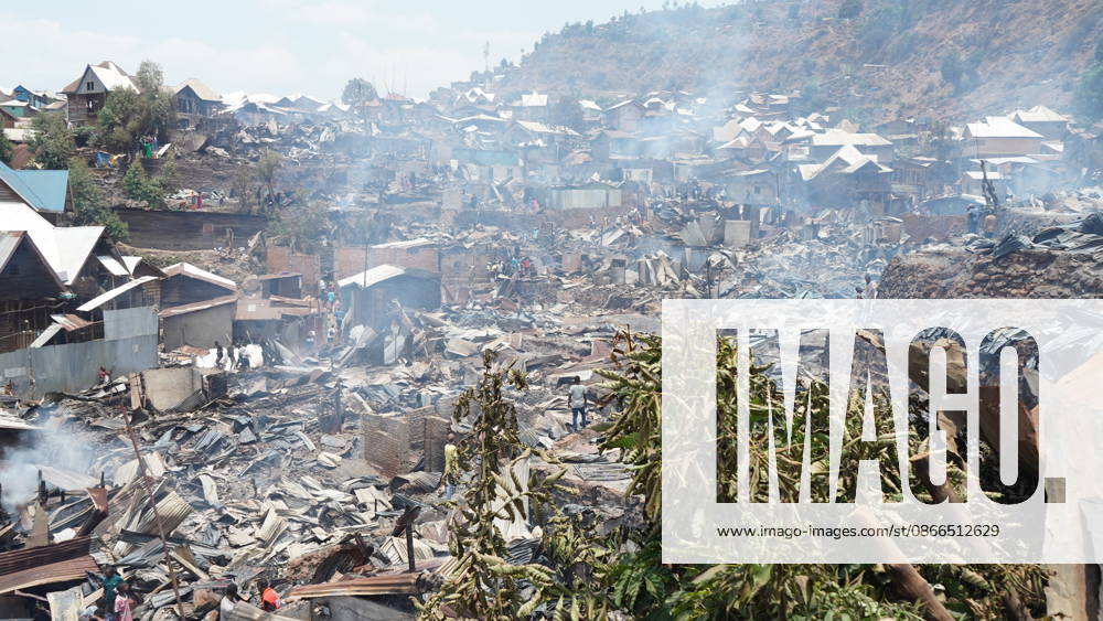 (260910) -- BUKAVU, Sept. 10, 2026 -- This photo taken on Sept. 10, 2026 shows a fire site in Bukavu, Democratic Republic of the Congo. At least 21 students were killed and several others seriously injured in a fire that broke out Thursday in Bukavu, capital of the eastern Democratic Republic of the Congo (DRC) s South Kivu Province, local media reported. (SpotNews) DR CONGO-BUKAVU-FIRE-AFTERMATH XinxHuashe