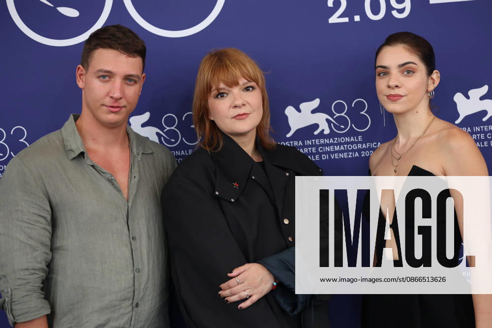 83rd Venice International Film Festival in Venice, Italy - 10 Sep 2026. Andrija Krivokapi?, Jelena Maksimovi? and Lena Trifunovi? attend the photocall of the film Do Kraja Dana (Until the Day Ends) during the 83rd Venice International Film Festival. Venice Italy