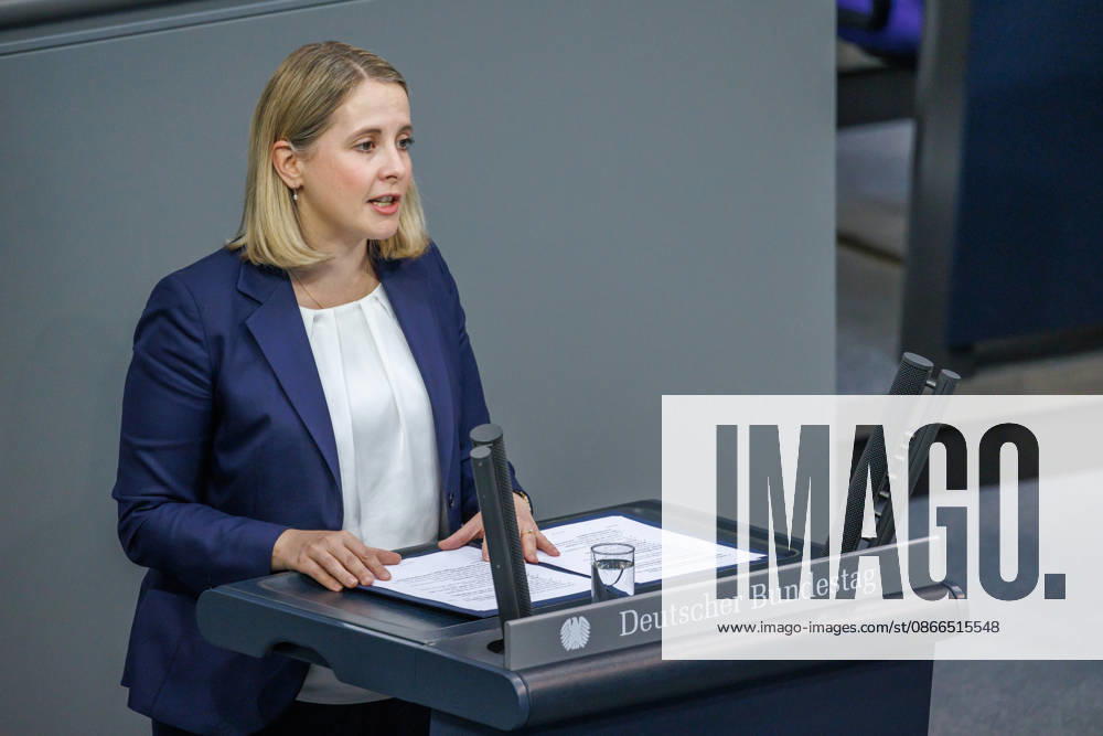 Bundestag Verena Hubertz (SPD), Federal Minister for Housing, Urban Development, and Construction, at the German Bundestag on September 10, 2026, in Berlin, Berlin, Berlin, Germany, Bundestag