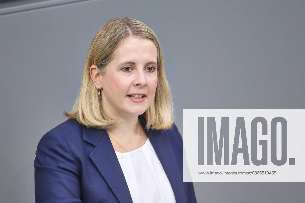 German Bundestag 93rd Session of the Bundestag Budget Week Federal Minister for Housing, Urban Development, and Construction Verena Hubertz (SPD)