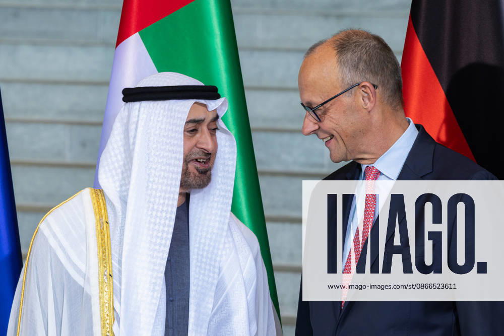 State visit by His Highness the President of the United Arab Emirates, Sheikh Mohammed bin Zayed Al Nahyan, to the Federal Republic of Germany, Berlin, September 10, 2026: The President of the United Arab Emirates, Sheikh Mohammed bin Zayed Al Nahyan, and Federal Chancel