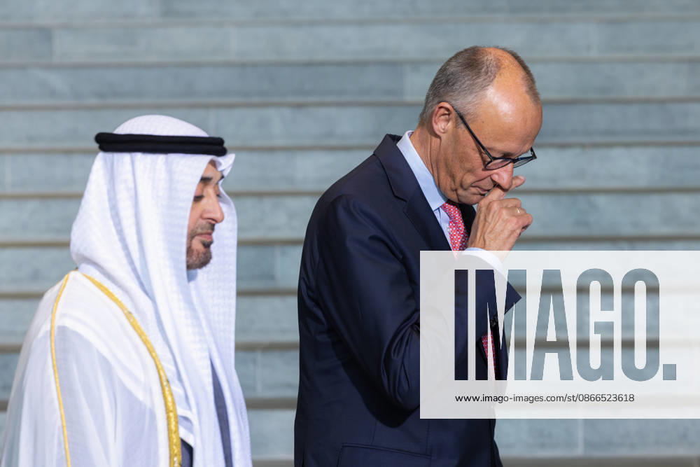 State visit by His Highness the President of the United Arab Emirates, Sheikh Mohammed bin Zayed Al Nahyan, to the Federal Republic of Germany, Berlin, September 10, 2026: The President of the United Arab Emirates, Sheikh Mohammed bin Zayed Al Nahyan, and Federal Chancel